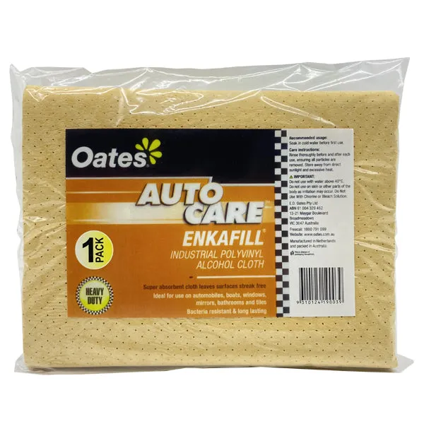 Oates Big Chamois Enkafill Perforated Cloth 54 x 55cm