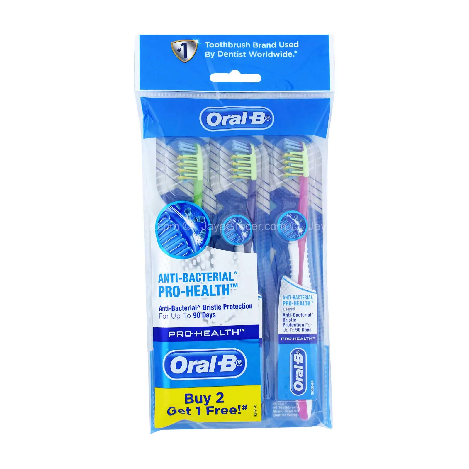 Oral-B Anti-Bacterial Pro-Health Toothbrush 2 1pcs