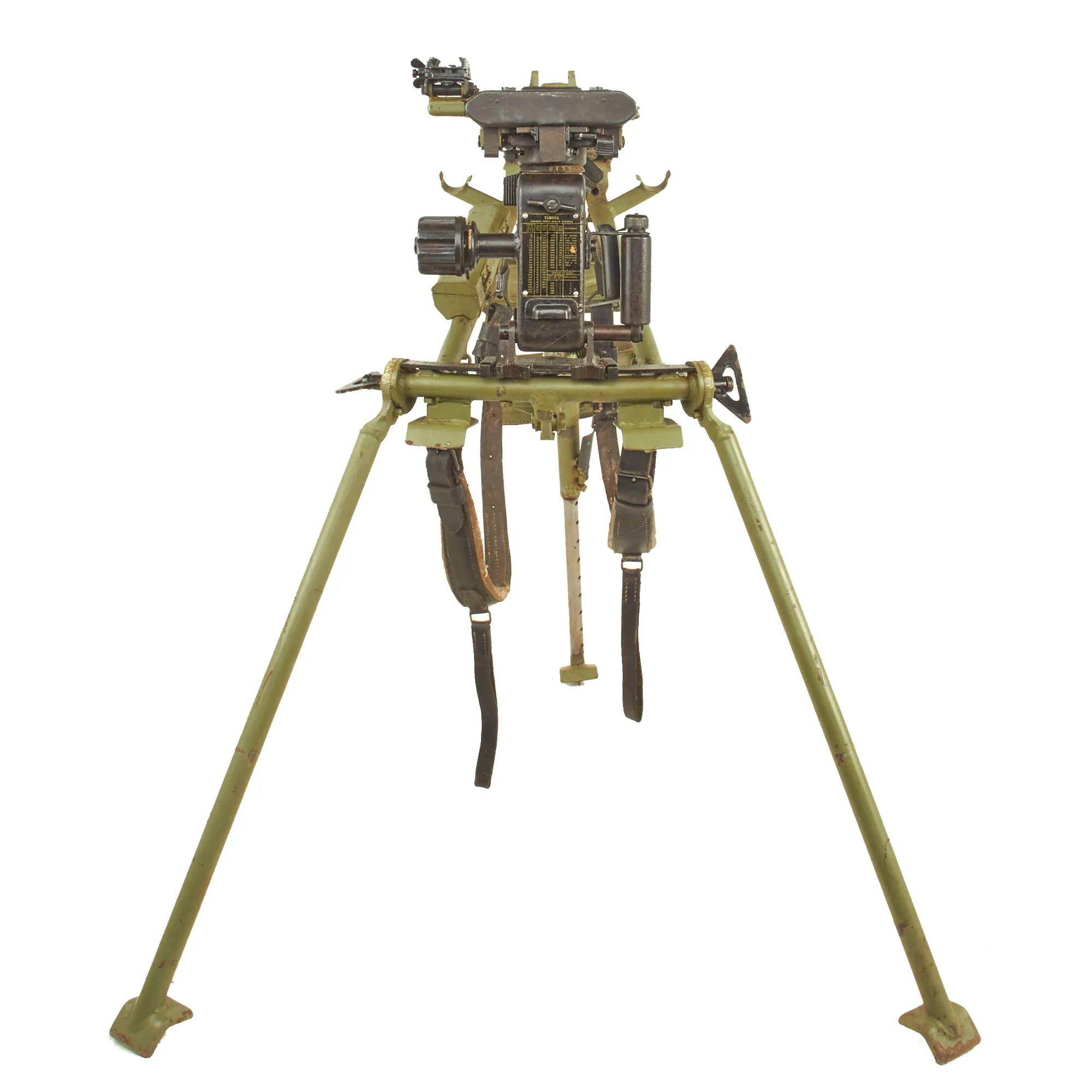 Original German WWII Era MG 42 Sustained Fire Lafette Mount Tripod with Shoulder Straps