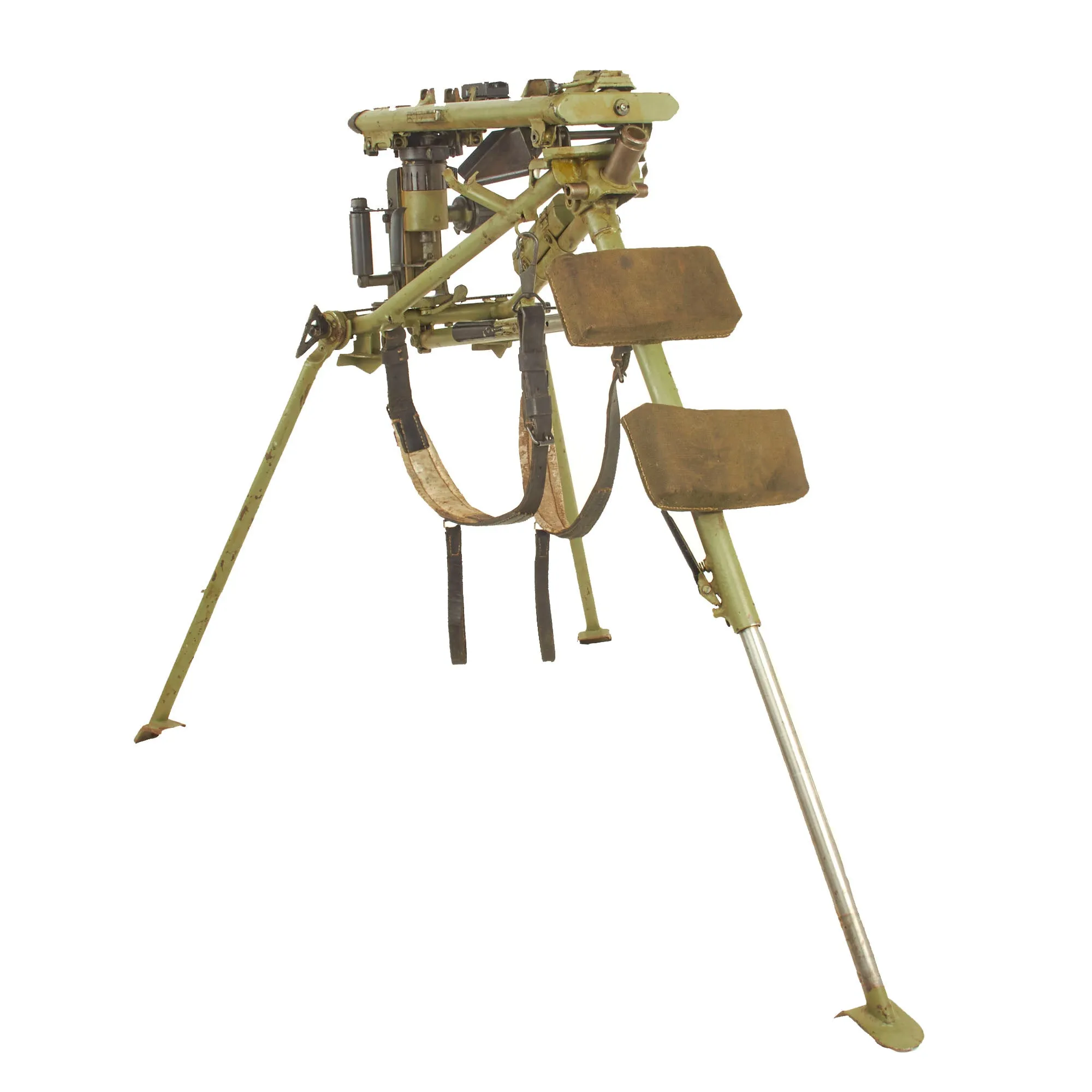 Original German WWII Era MG 42 Sustained Fire Lafette Mount Tripod with Shoulder Straps