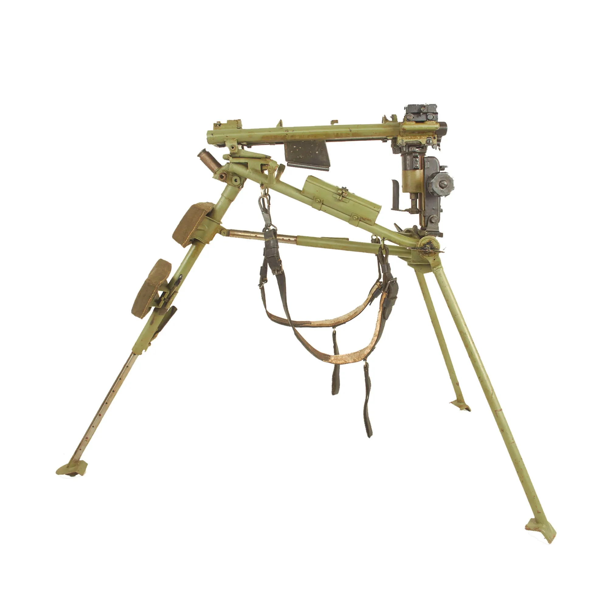 Original German WWII Era MG 42 Sustained Fire Lafette Mount Tripod with Shoulder Straps