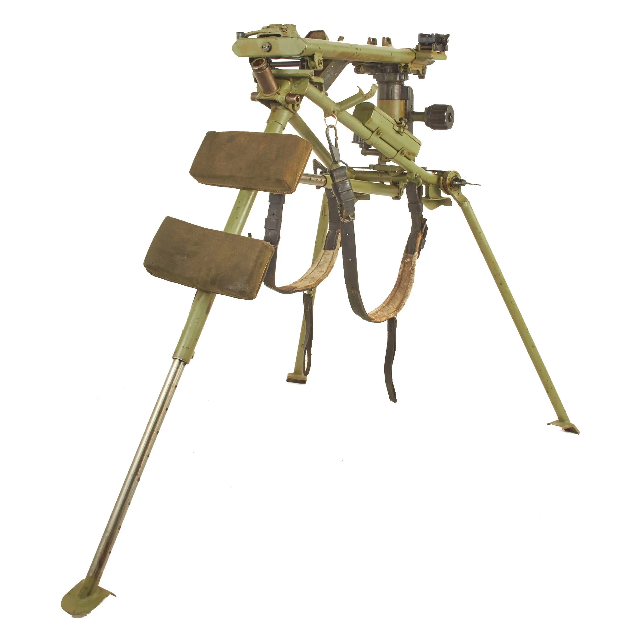 Original German WWII Era MG 42 Sustained Fire Lafette Mount Tripod with Shoulder Straps