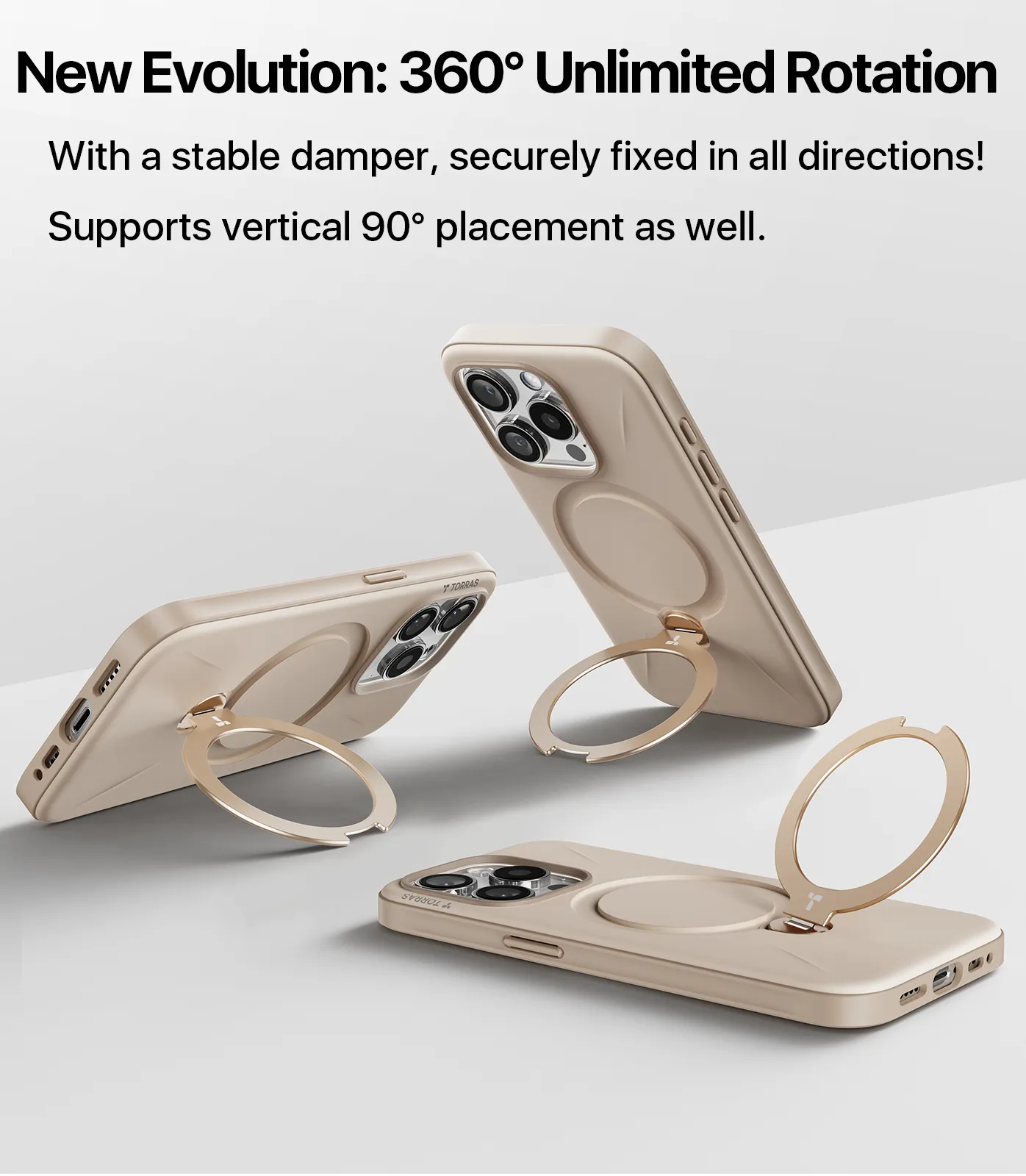 Ostand 360° Spin Fusion MagSafe Case for iPhone 15