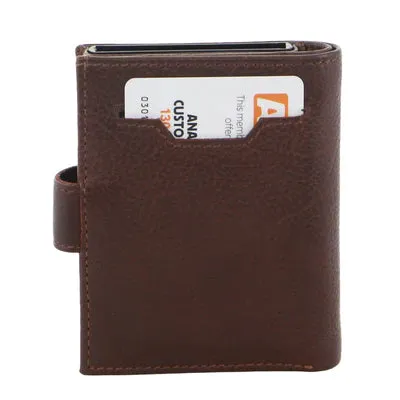 Pierre Cardin - Vert leather wallet w slider PC3644 - Brown