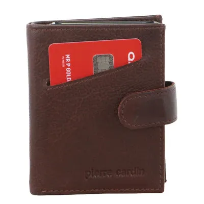 Pierre Cardin - Vert leather wallet w slider PC3644 - Brown