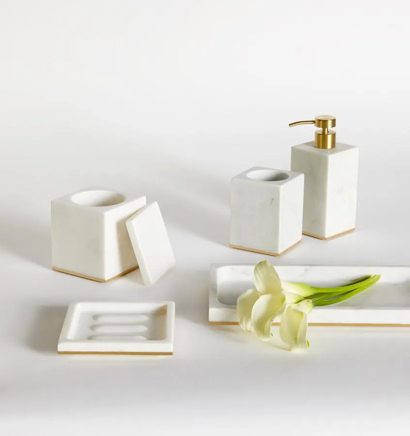 Pietra Marble Toothbrush Holder