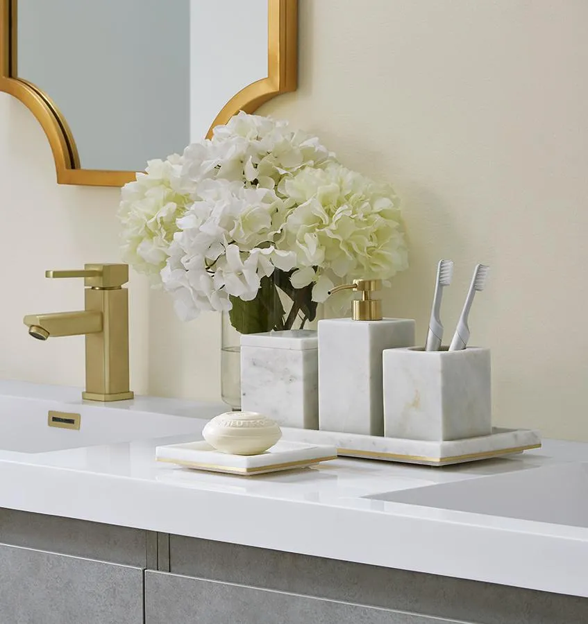 Pietra Marble Toothbrush Holder