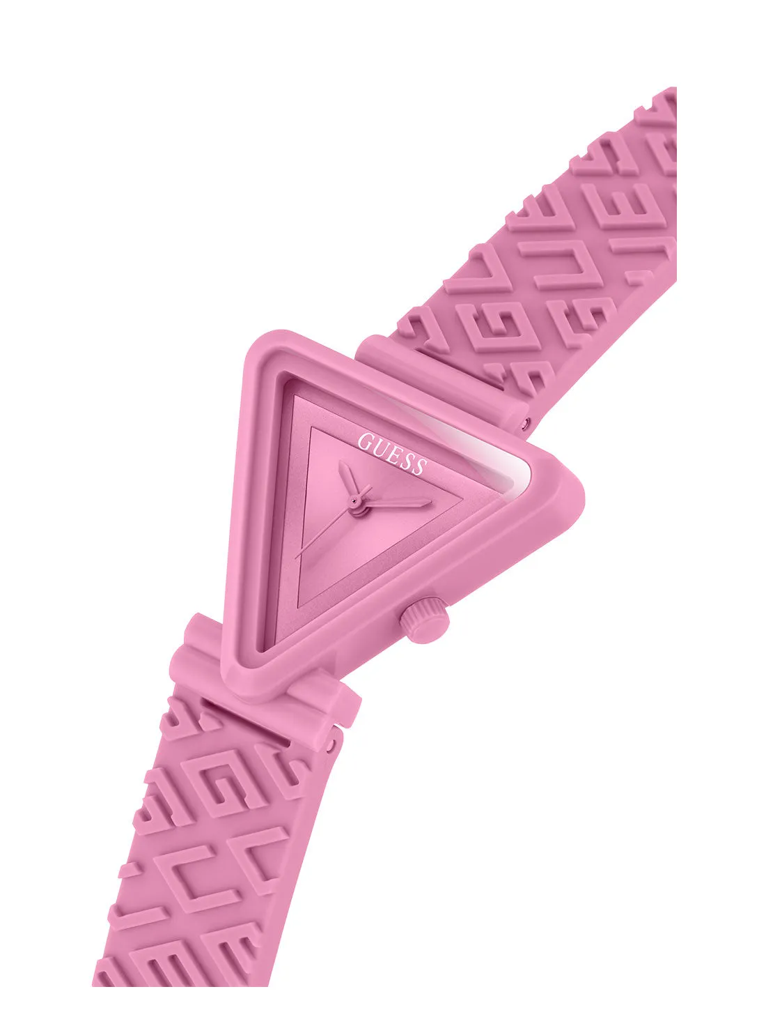 Pink Fame Logo Silicone Watch