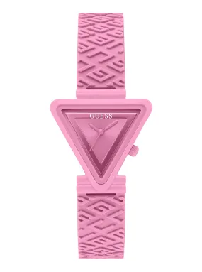 Pink Fame Logo Silicone Watch