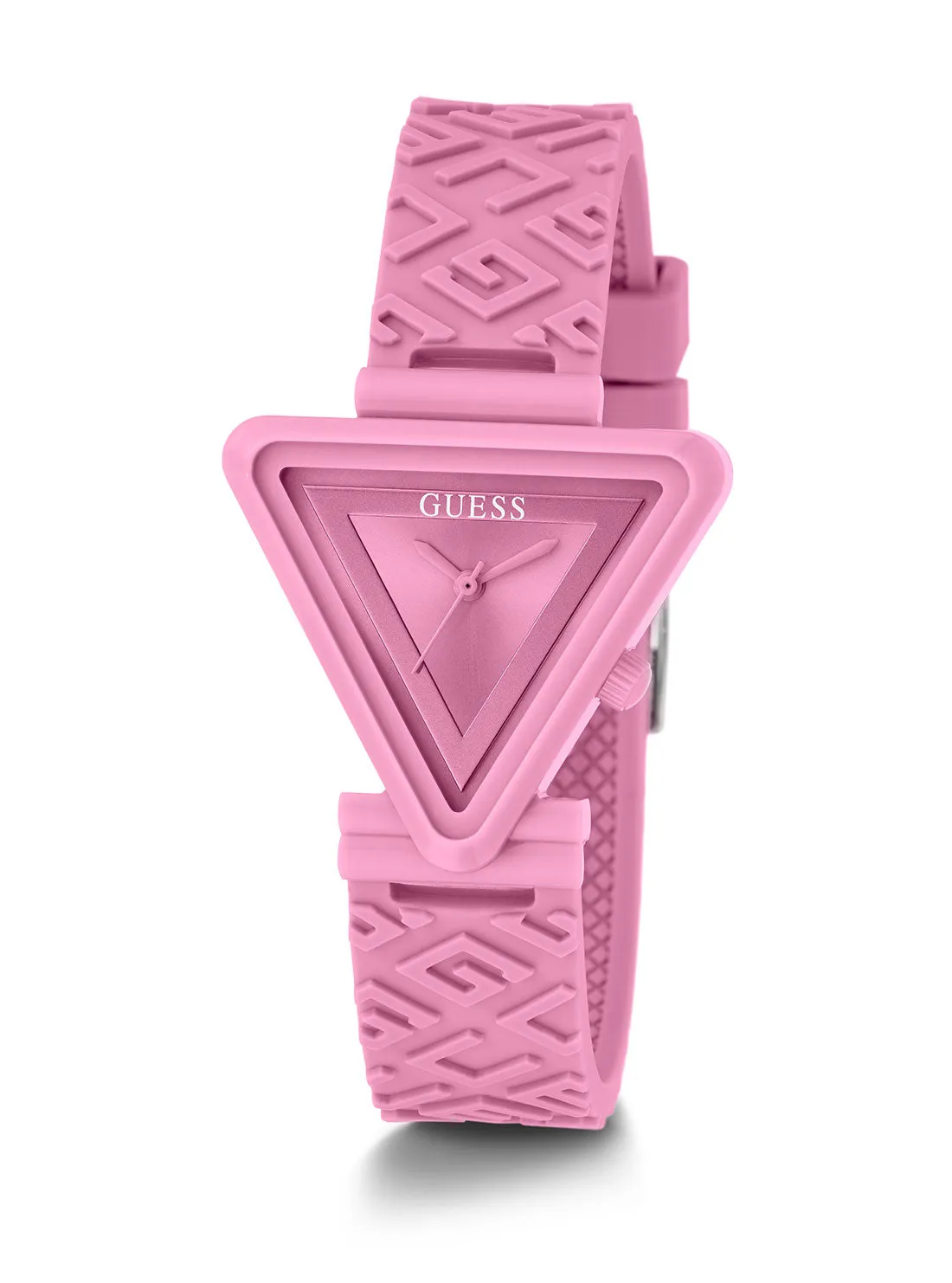 Pink Fame Logo Silicone Watch