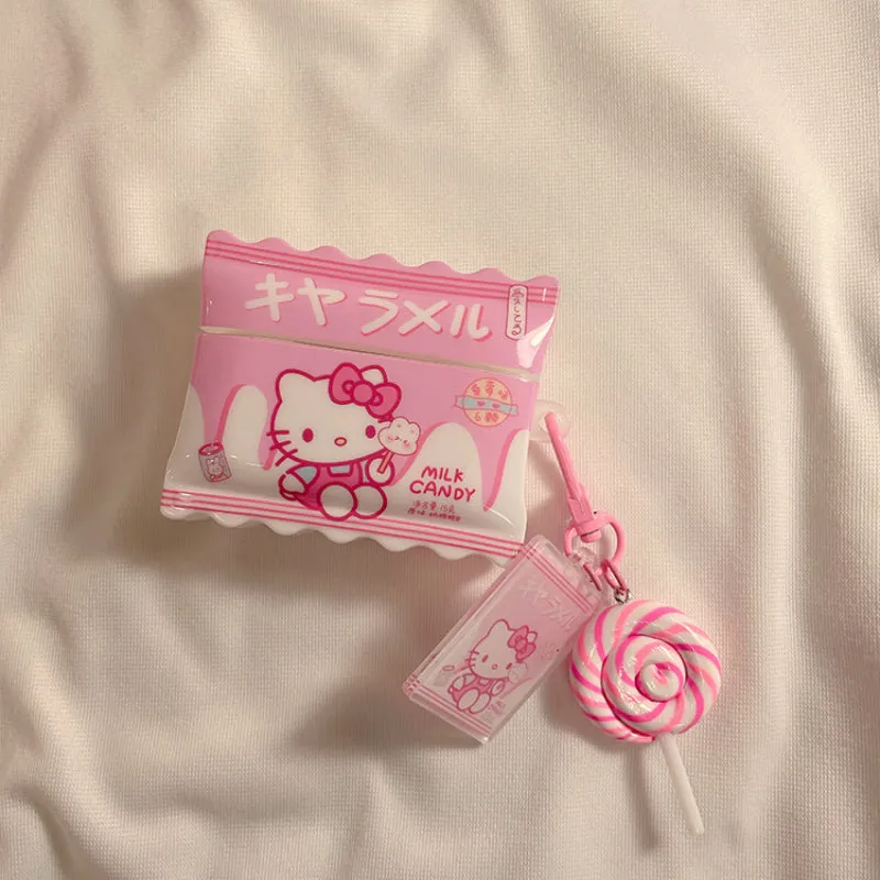 Pink Kitty Candy Airpods Case - Lovesickdoe