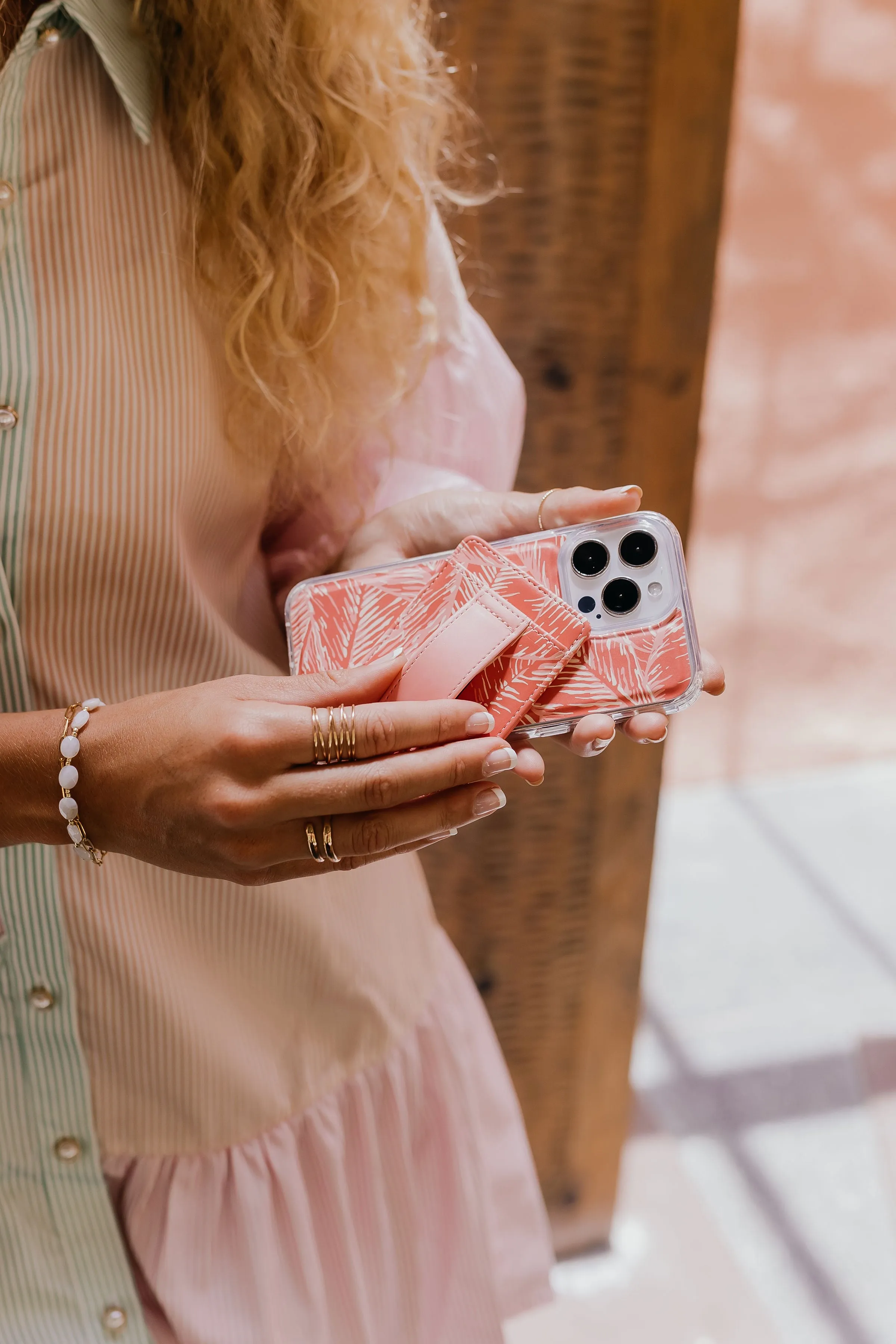 Pink Palms Magnetic Case