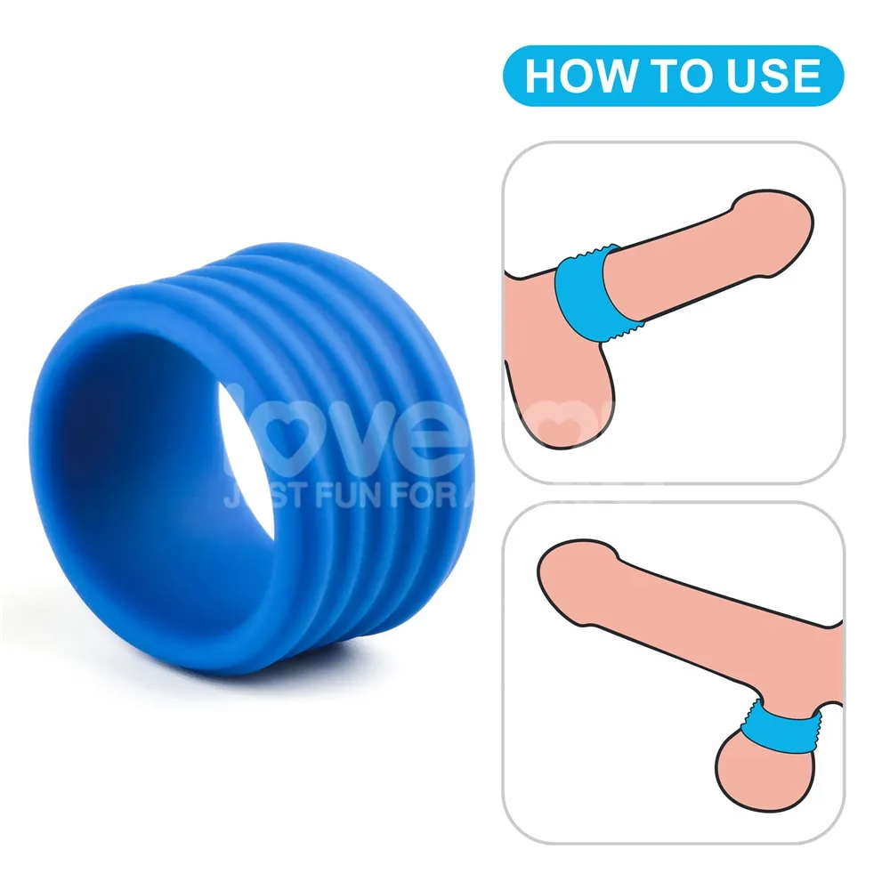 Pinnacle Pro Deep Rib Grip Ring Blue