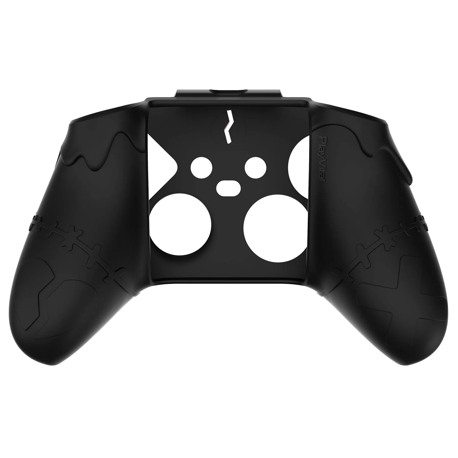 PlayVital Gothic Imp Series Cute Silicone Skin for Xbox Series X/S Controller, Anti-Slip Grip Silicone Cover, Protective Silicone Case for Xbox Core Controller with Thumb Grips - Black - ZEEX3P001