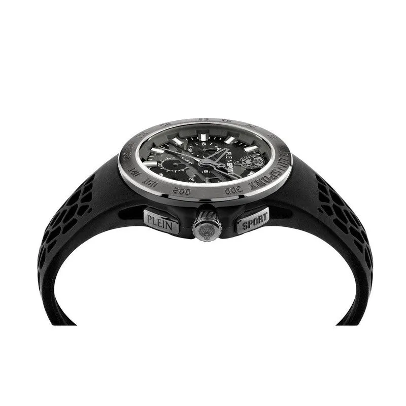 Plein Sport Thunderstorm Black Chronograph Watch 43mm