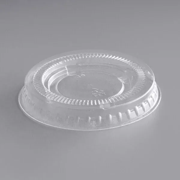 Portion Cup Lid Clear 1 oz. - 2500/Case