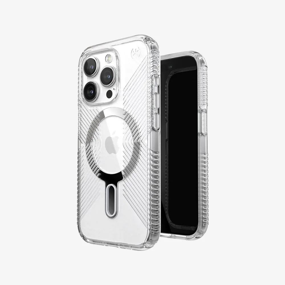 Presidio Perfect Clear Grip MagSafe Case with ClickLock for iPhone 15 Series