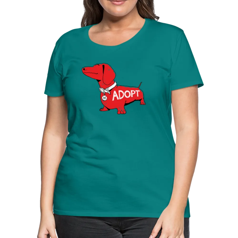 "Big Red Dog" Contoured Premium T-Shirt