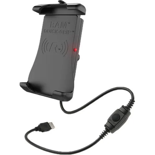 RAM MOUNTS RAM Quick-Grip Waterproof Wireless Charging Smartphone Holder