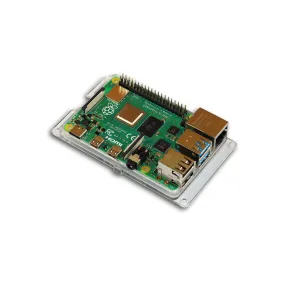 Raspberry Pi 4, 3B , 3, 2 Bumper Case - Clear