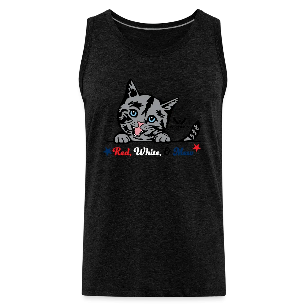 Red White & Mew Classic Premium Tank