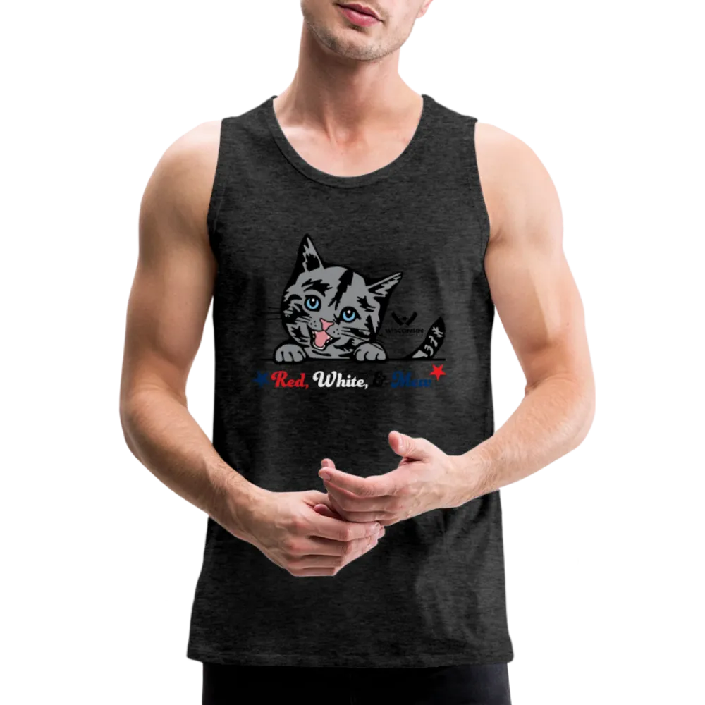 Red White & Mew Classic Premium Tank