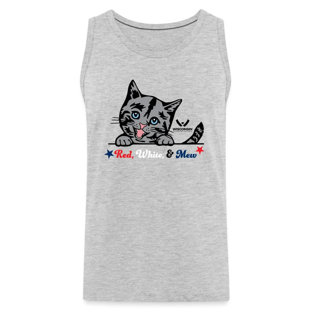 Red White & Mew Classic Premium Tank