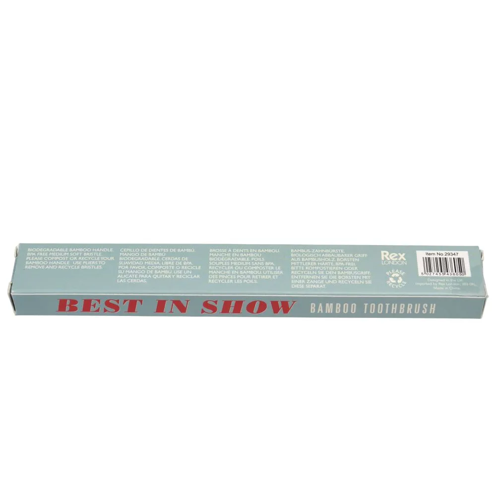 rex london bamboo toothbrush - best in show