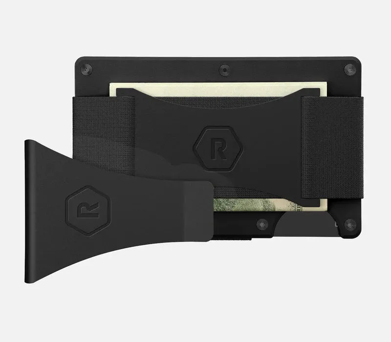 Ridge Wallet - Matte Black Titanium