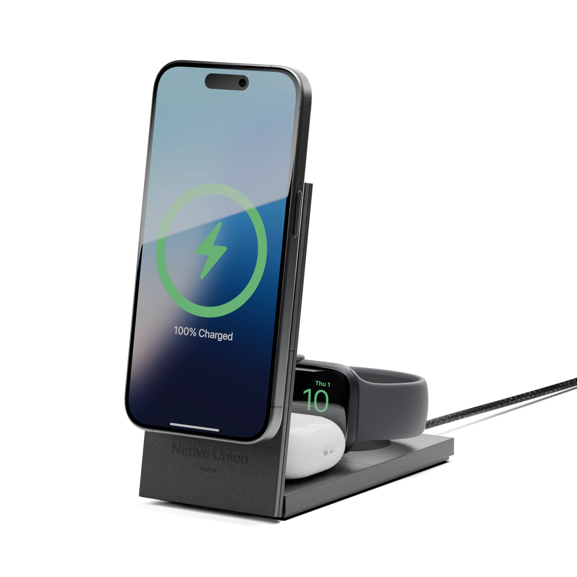 Rise 3-in-1 Magnetic Wireless Charger