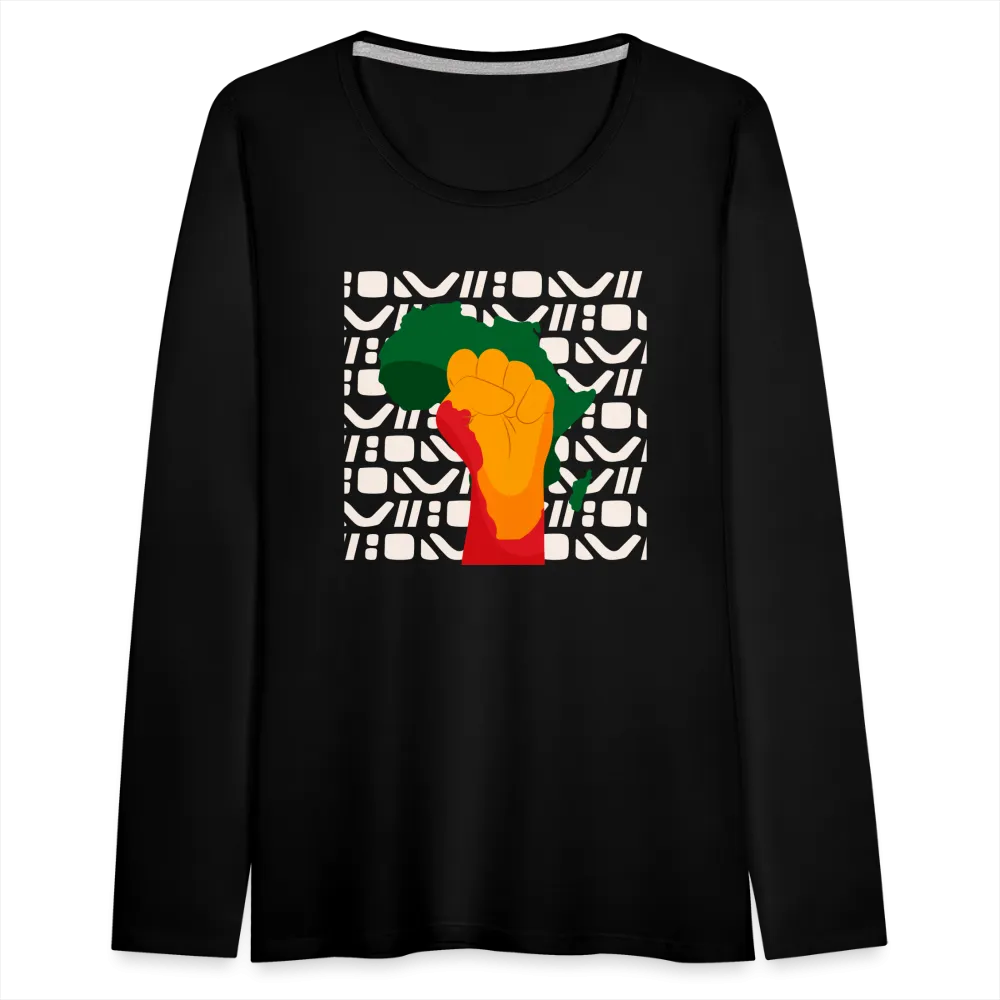 Rise up Africa - Women's Premium Long Sleeve T-Shirt