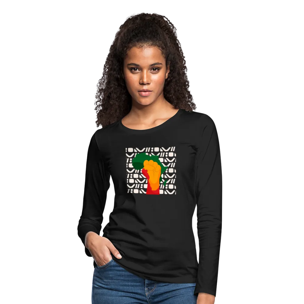 Rise up Africa - Women's Premium Long Sleeve T-Shirt