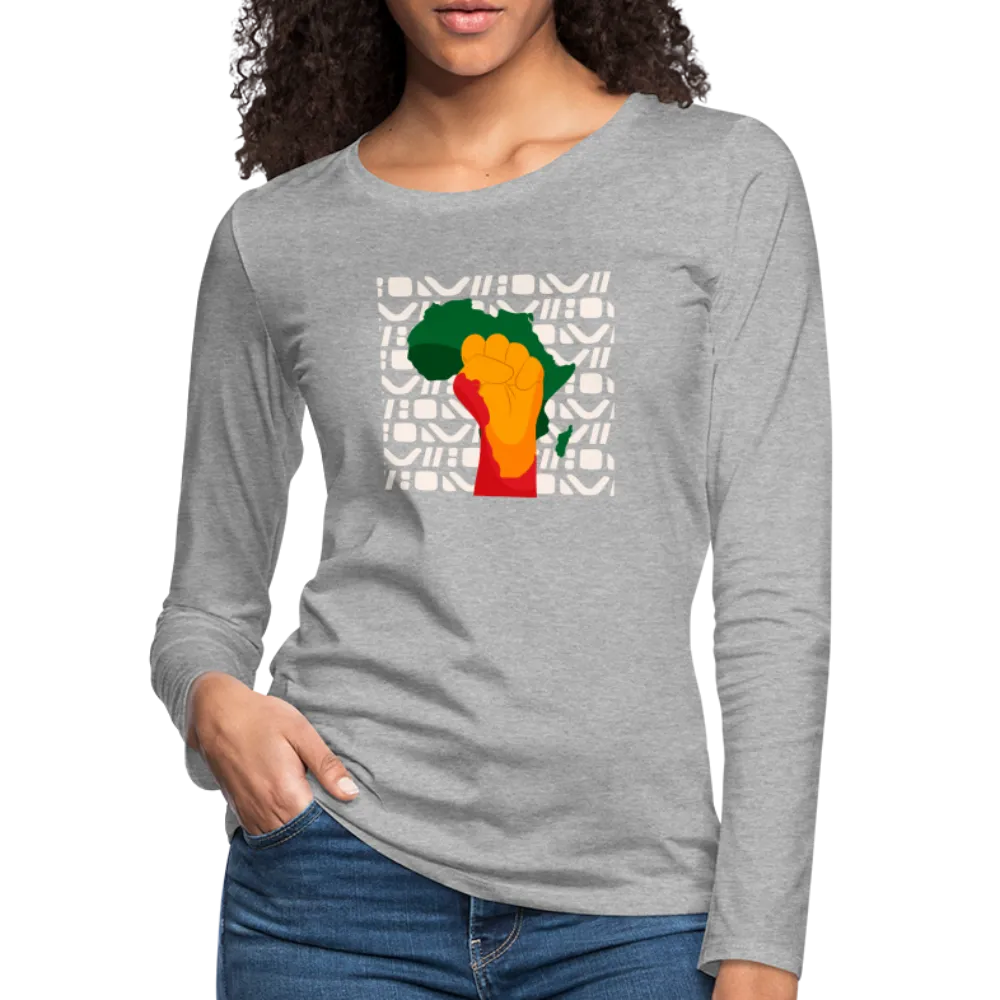 Rise up Africa - Women's Premium Long Sleeve T-Shirt