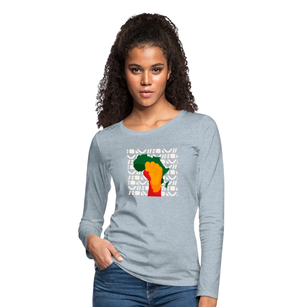 Rise up Africa - Women's Premium Long Sleeve T-Shirt