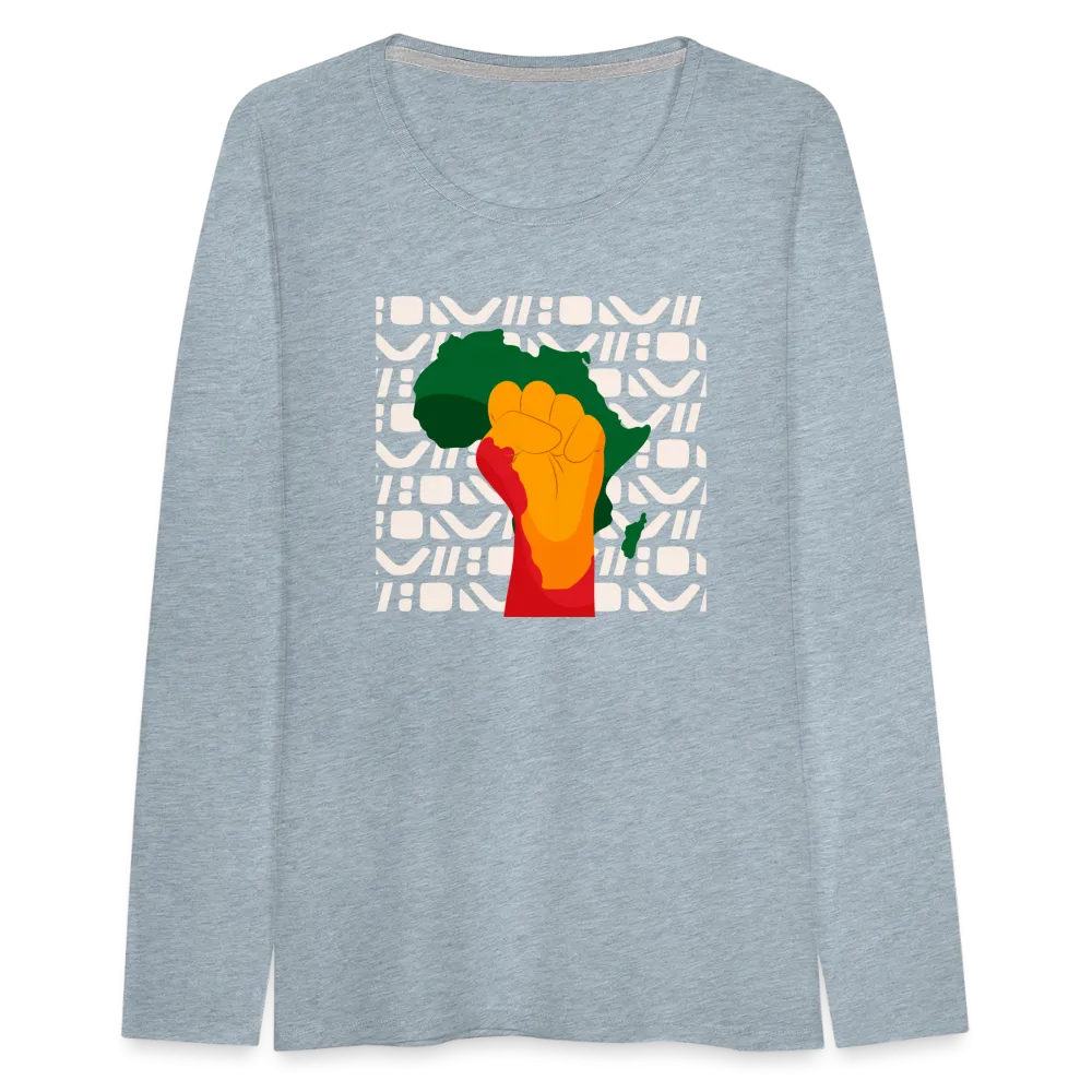 Rise up Africa - Women's Premium Long Sleeve T-Shirt