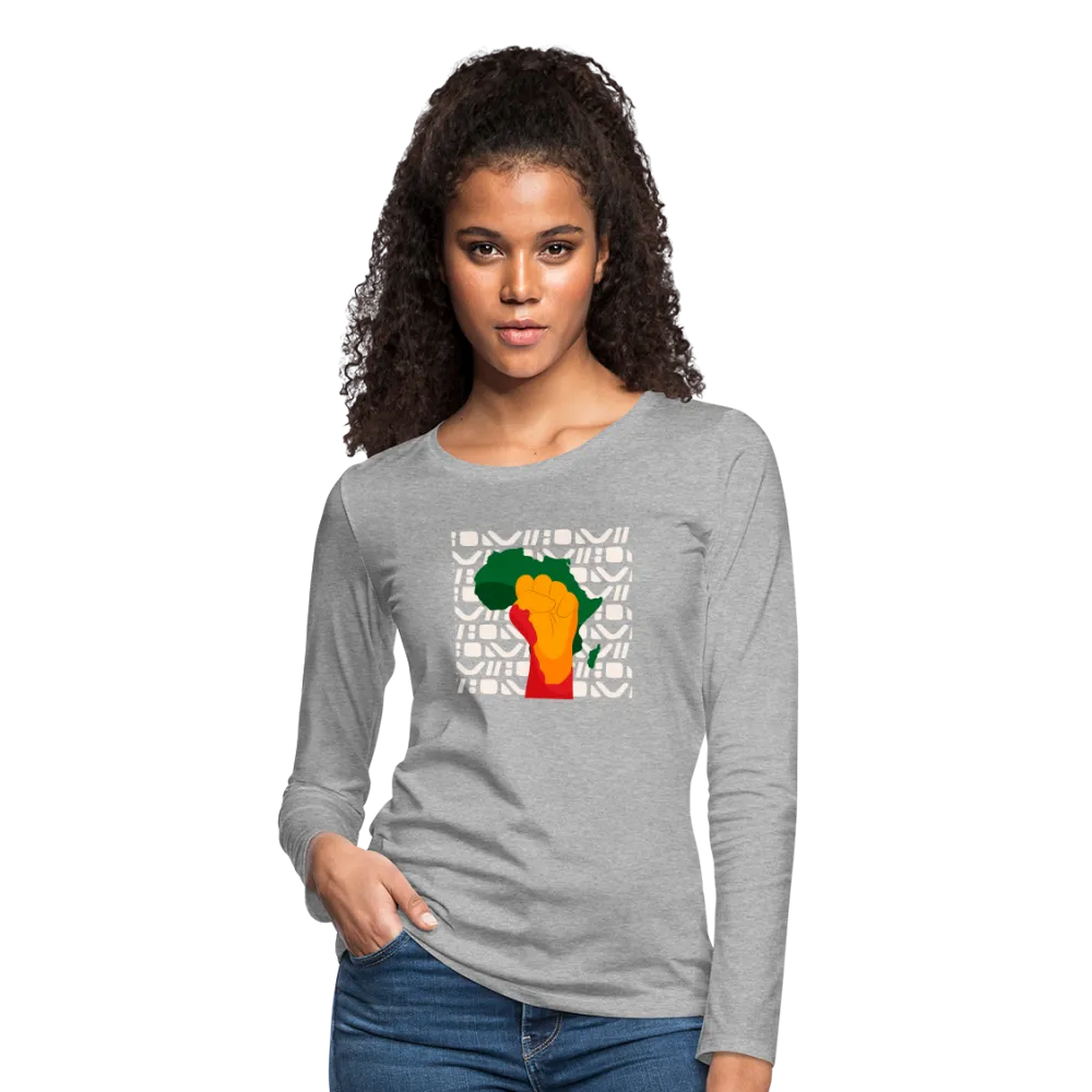 Rise up Africa - Women's Premium Long Sleeve T-Shirt