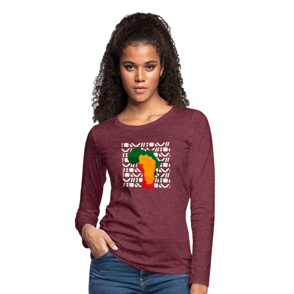 Rise up Africa - Women's Premium Long Sleeve T-Shirt