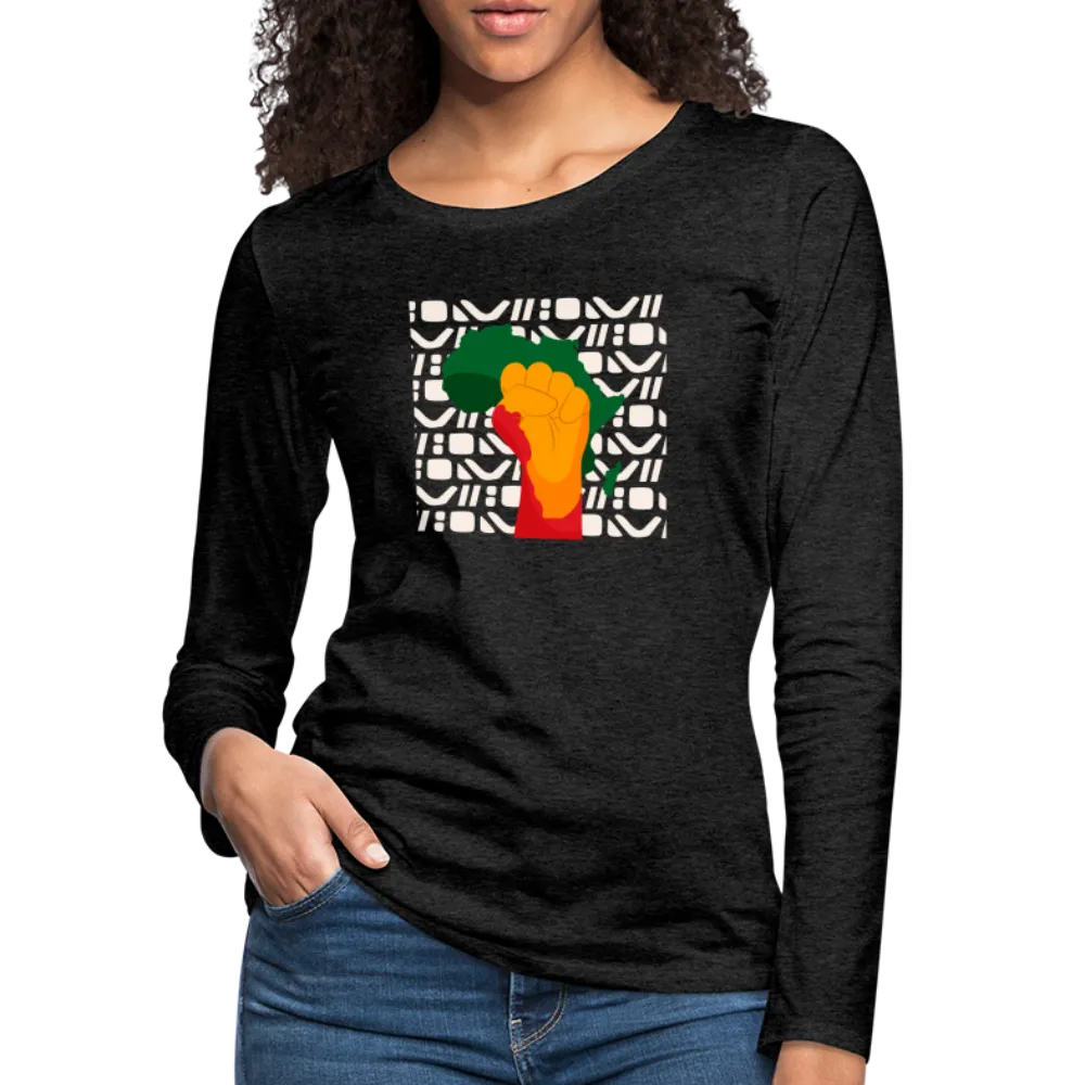 Rise up Africa - Women's Premium Long Sleeve T-Shirt