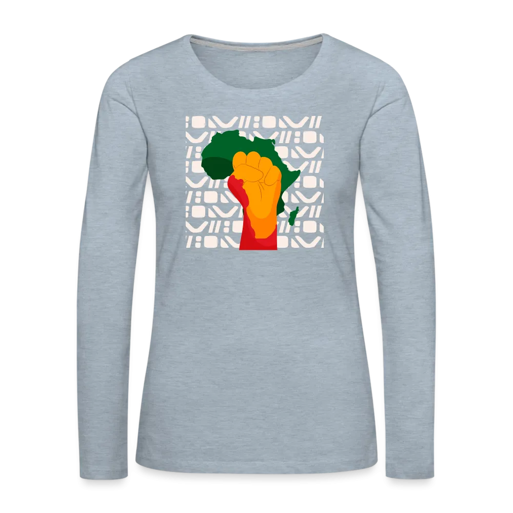 Rise up Africa - Women's Premium Long Sleeve T-Shirt