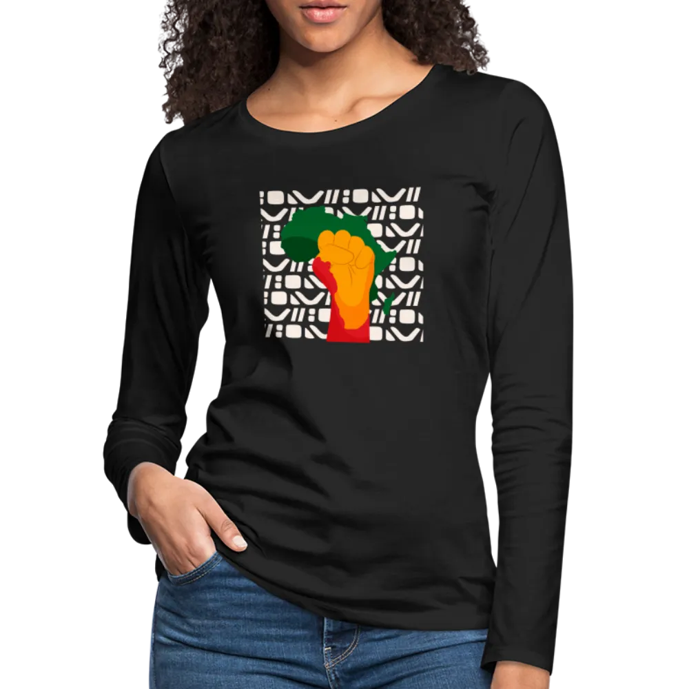 Rise up Africa - Women's Premium Long Sleeve T-Shirt