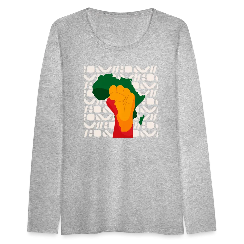 Rise up Africa - Women's Premium Long Sleeve T-Shirt