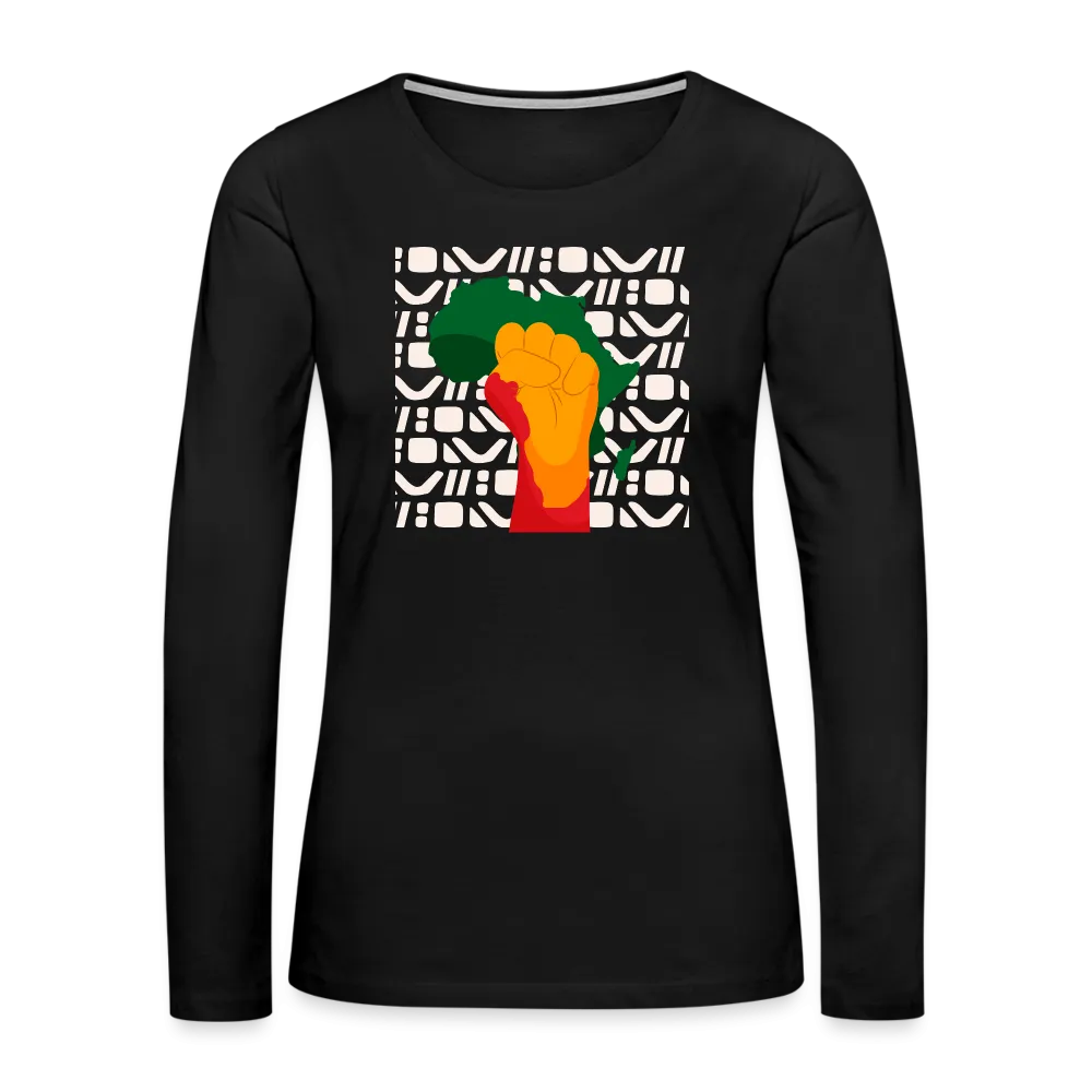 Rise up Africa - Women's Premium Long Sleeve T-Shirt