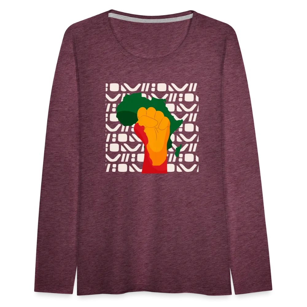 Rise up Africa - Women's Premium Long Sleeve T-Shirt