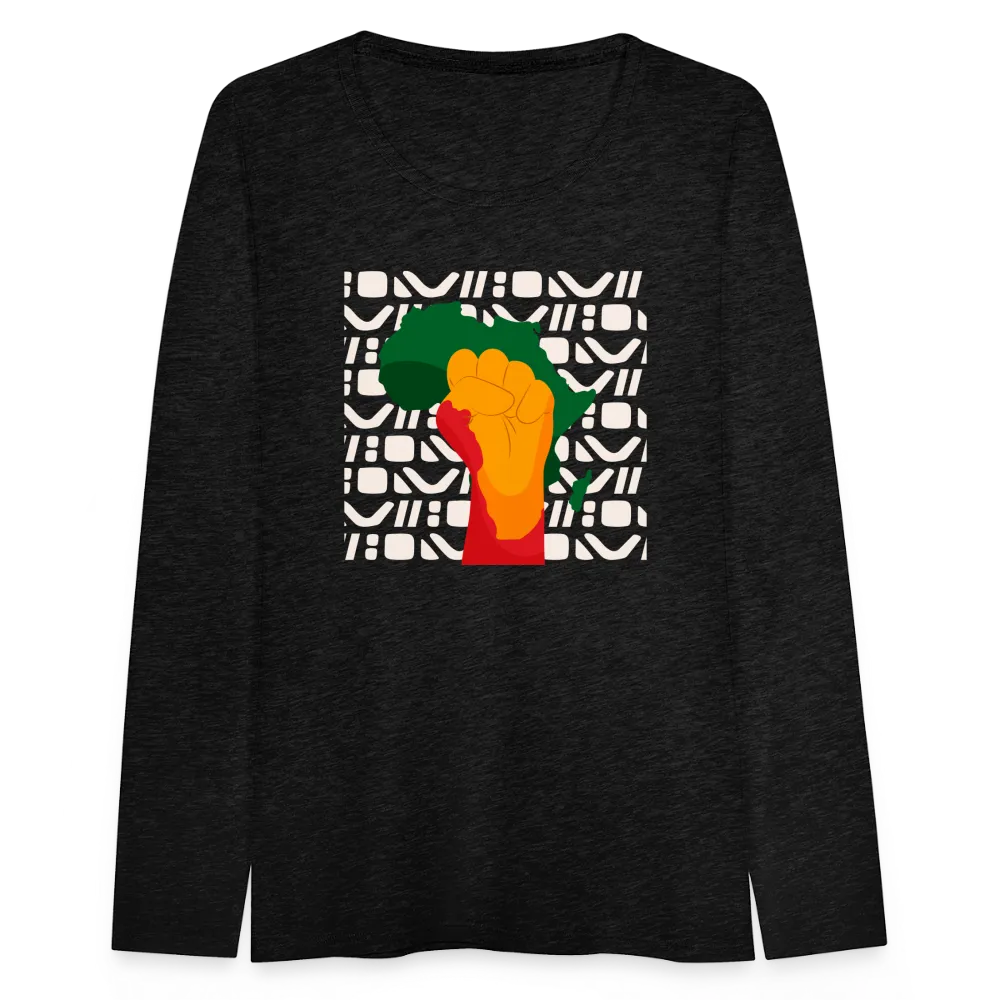 Rise up Africa - Women's Premium Long Sleeve T-Shirt