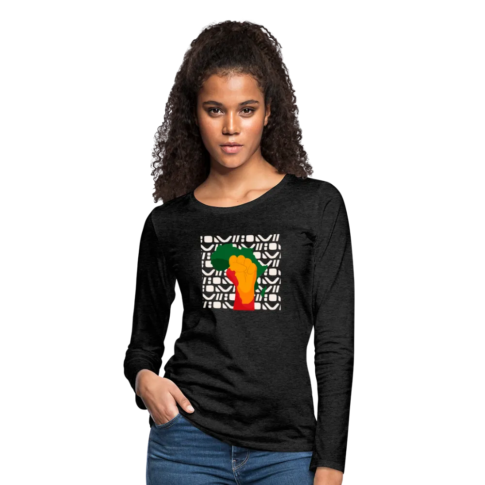 Rise up Africa - Women's Premium Long Sleeve T-Shirt