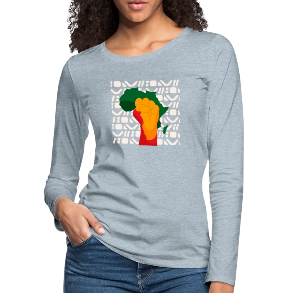 Rise up Africa - Women's Premium Long Sleeve T-Shirt