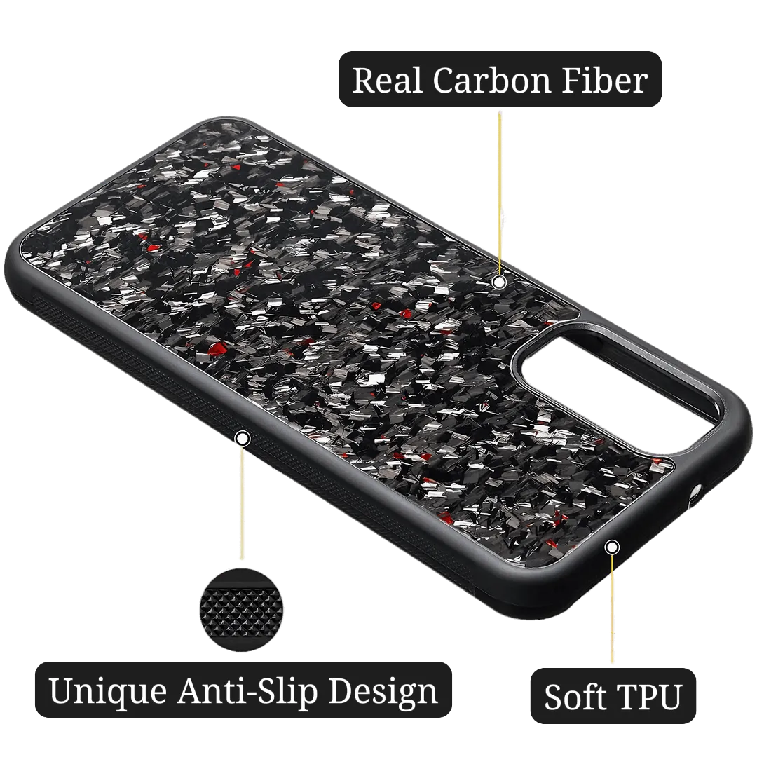 Samsung A-Series Forged CarbonCover - Ruby