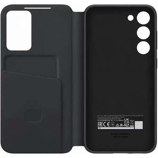 Samsung Galaxy S23   Smart View Wallet Case - Black (New) (Official)