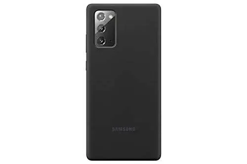 SAMSUNG Official Galaxy Note 20 Series Silicone Cover (Black, Note20)