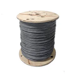 Shielded Security/Alarm Wire, Gray, 18/4 (18AWG 4 Conductor), Stranded, CM / Inwall rated, Spool, 1000 foot